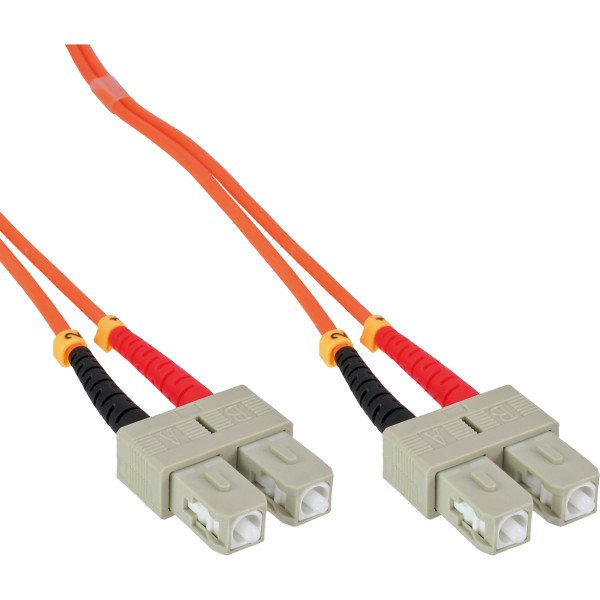 LWL Duplex Kabel, SC/SC, 50/125µm, OM2, 0,5m