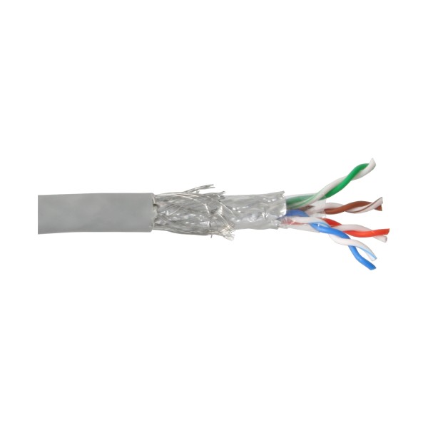 Verlegekabel, SF/UTP, Cat.5e, AWG24 CU, PVC, 100m
