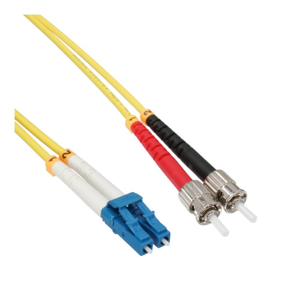 LWL Duplex Kabel, LC/ST, 9/125µm, OS2, 2m