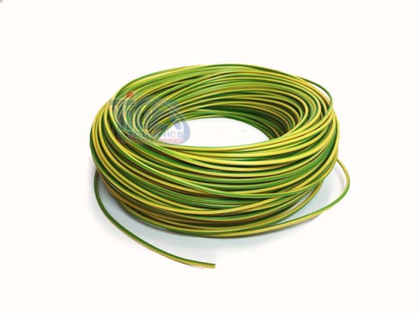 PVC-Einzelader 2,5mm² grün-gelb 100m H07V-K