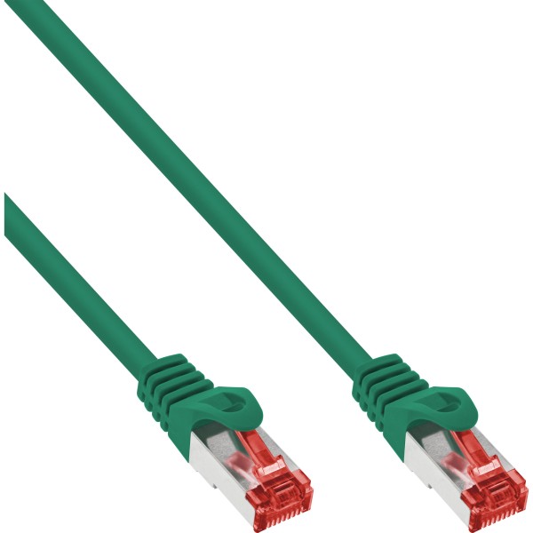 Patchkabel, S/FTP (PiMf), Cat.6, 250MHz, PVC, CCA, grün, 5m
