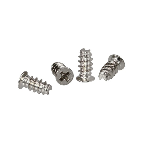 Lüfterschrauben, 5,0x10,0mm, verzinkt, 4er Pack
