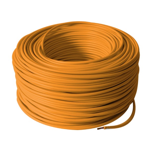 PVC-Einzelader 2,5mm² orange 100m H07V-K