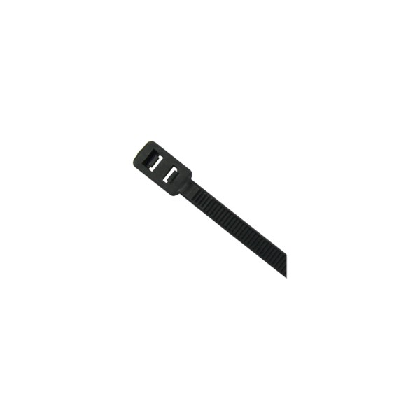 Kabelbinder mit Doppelkopf, Länge 300mm, Breite 4,8mm, schwarz, 100 Stück