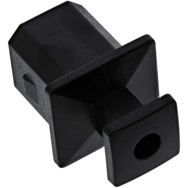 Staubschutz, für USB B Buchse, schwarz, 50er Pack