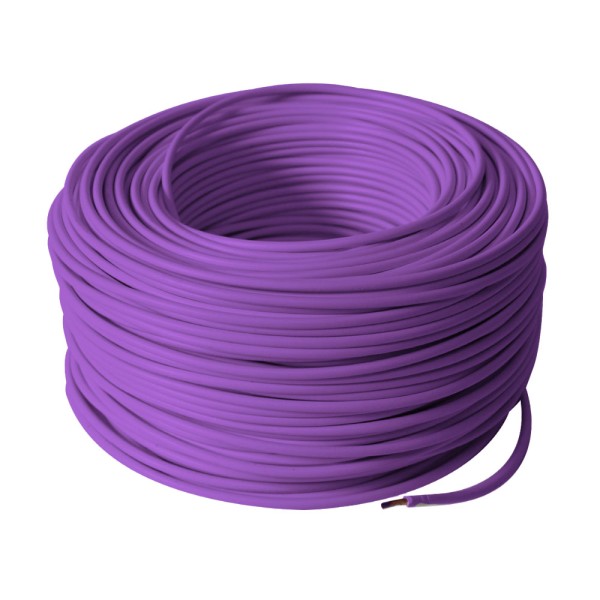 PVC-Einzelader 0,75mm² violett 100m H05V-K