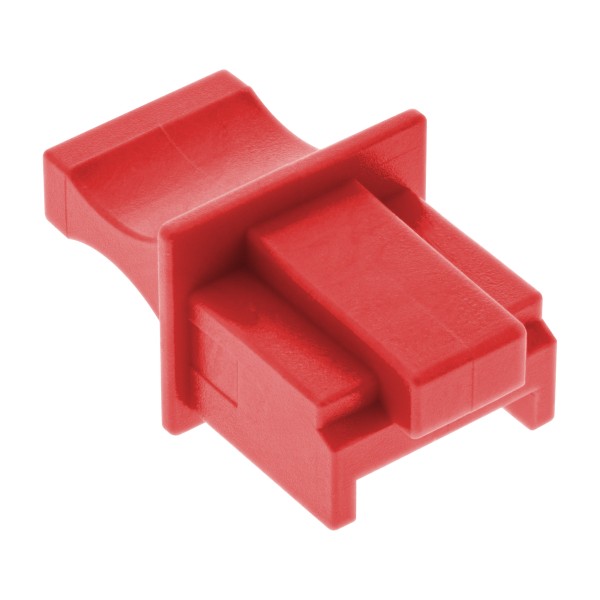 Staubschutz, für RJ45 Buchse, Farbe: rot, 100er Pack