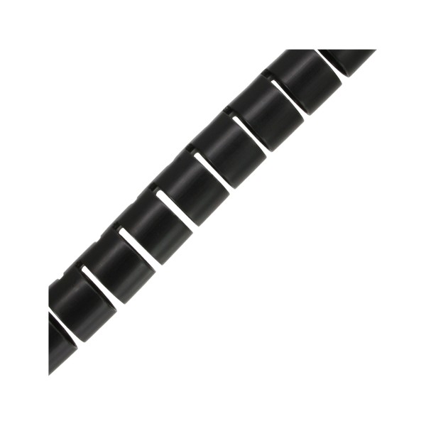 flexibeler Kabelkanal/Kabelschlauch 10m, schwarz, 28mm