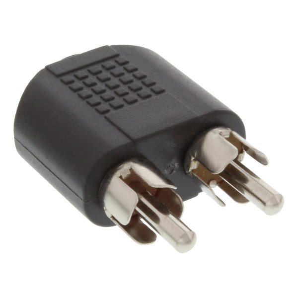 Audio Adapter, 3,5mm Klinke Buchse Stereo an 2x Cinch Stecker