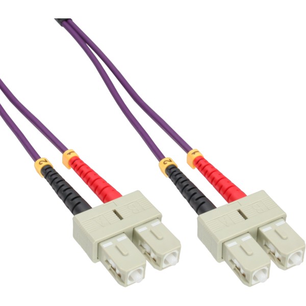 LWL Duplex Kabel, SC/SC, 50/125µm, OM4, 25m