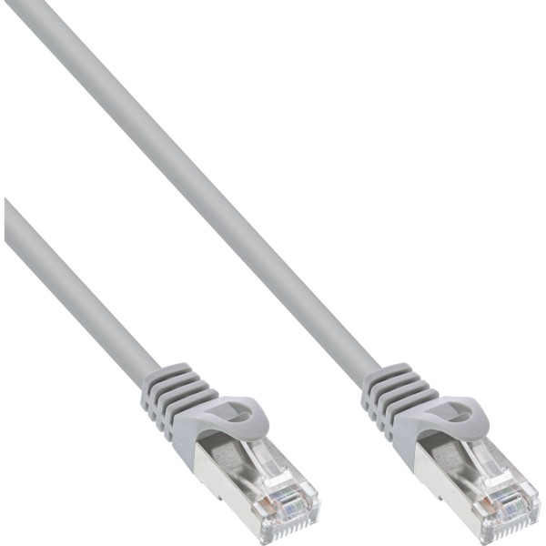 Patchkabel, F/UTP, Cat.5e, grau, 0,3m
