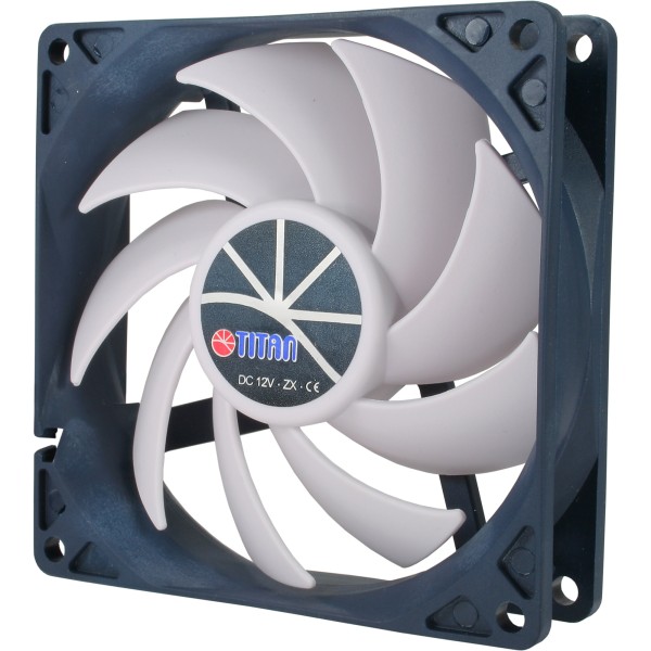 Titan TFD-9225H12ZP/KU(RB) Lüfter 92x92x25mm KUKRI-Serie mit PWM, TFD-9225H12ZP/KU(RB)