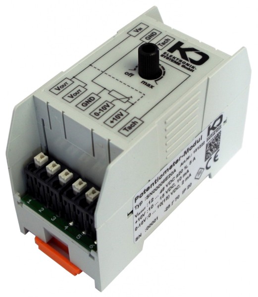 Potentiometer Modul zur Drehzahlsteuerung f. Lüfter 0-10 V, AC & DC