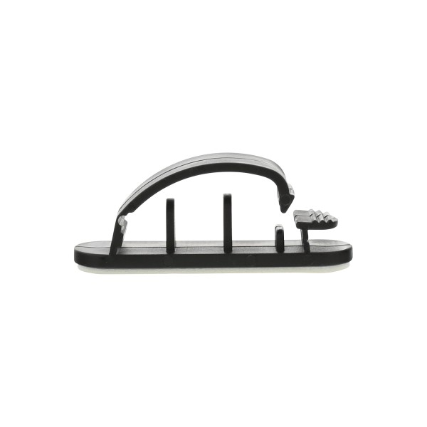10er Pack Kabelmanager, mit Klebesockel, 5,4cm, schwarz