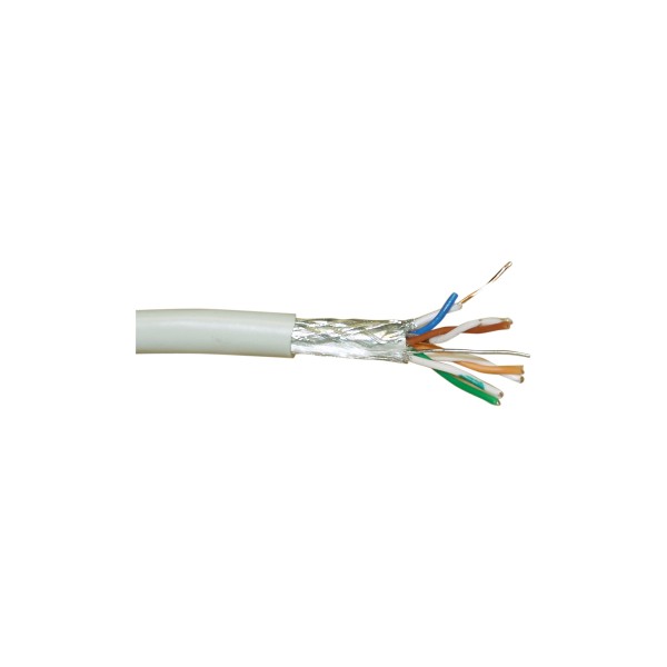 Verlegekabel, SF/UTP, Cat.5e, AWG24 CU, halogenfrei, 50m