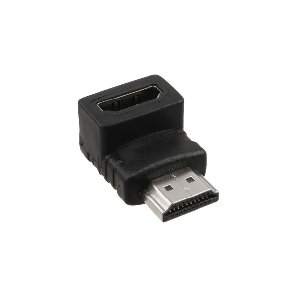 HDMI Adapter, 19pol Stecker / Buchse, gewinkelt, 4K2K kompatibel