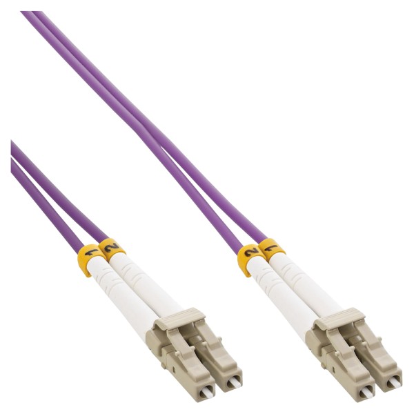 LWL Duplex Kabel, LC/LC, 50/125µm, OM4, 2m