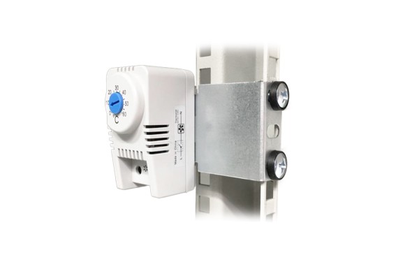 Thermostat Schließer mit Halterung 1 HE und Befestigungsmaterial
