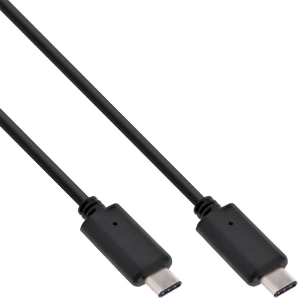 USB 3.1 Kabel, Typ C Stecker/Stecker, schwarz, 0,5m