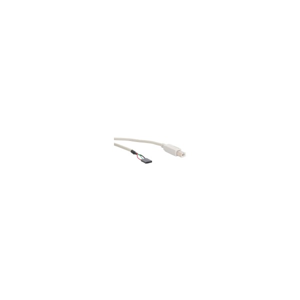 USB 2.0 Anschlusskabel, Stecker B auf Pfostenanschluss, 0,4m
