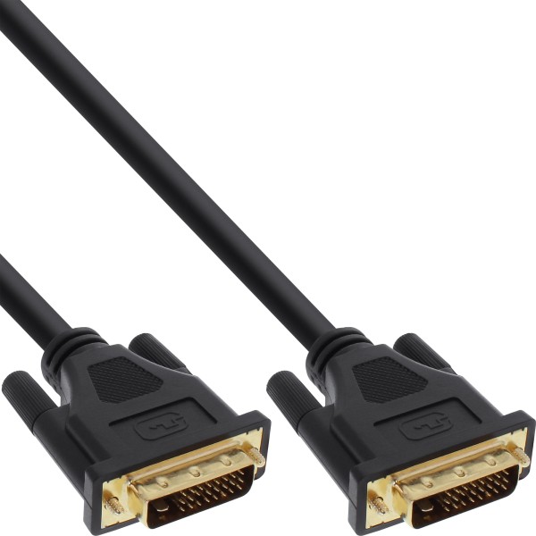 DVI-D Anschlusskabel Premium, digital 24+1 Stecker / Stecker, Dual Link, 5m