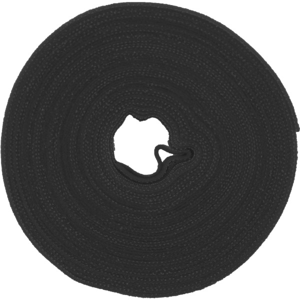 Kabelbinder, Klettverschlussband 16mm, schwarz, 10m