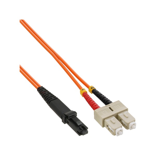 LWL Duplex Kabel, MTRJ/SC, 50/125µm, OM2, 3m