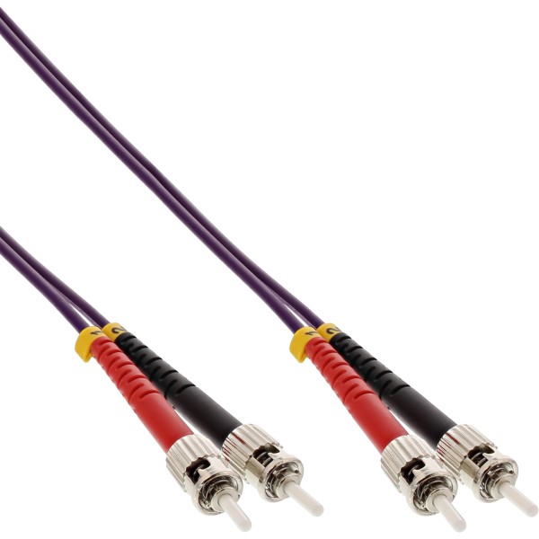 LWL Duplex Kabel, ST/ST, 50/125µm, OM4, 7,5m
