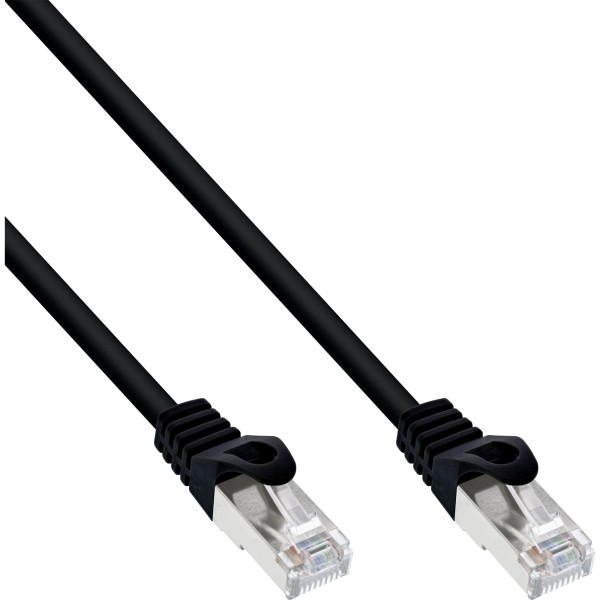 Patchkabel, SF/UTP, Cat.5e, schwarz, 7,5m