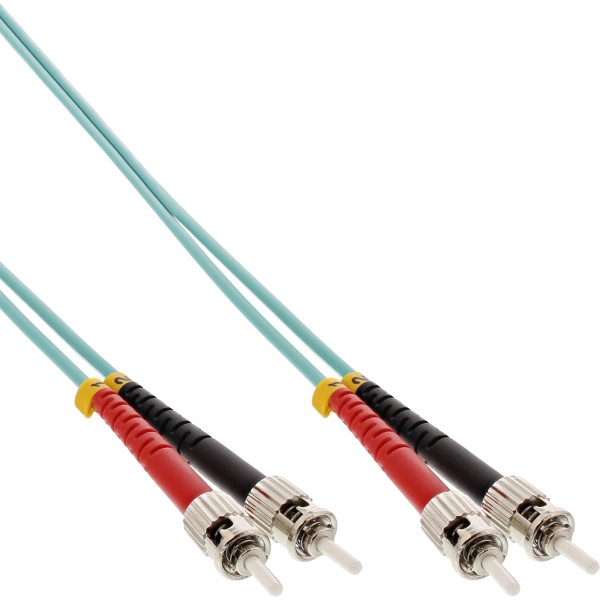 LWL Duplex Kabel, ST/ST, 50/125µm, OM3, 10m