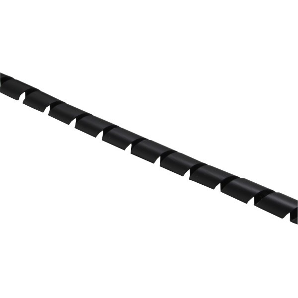 Spiralband Kabelschlauch 10m, schwarz, 10mm