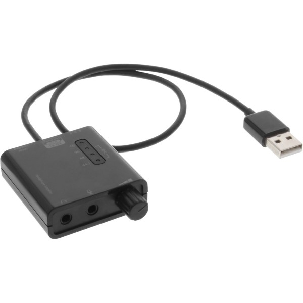 USB zu HQ Audio Konverterkabel, USB Headset-Verstärker, mit Equalizer und optischem Audioausgang