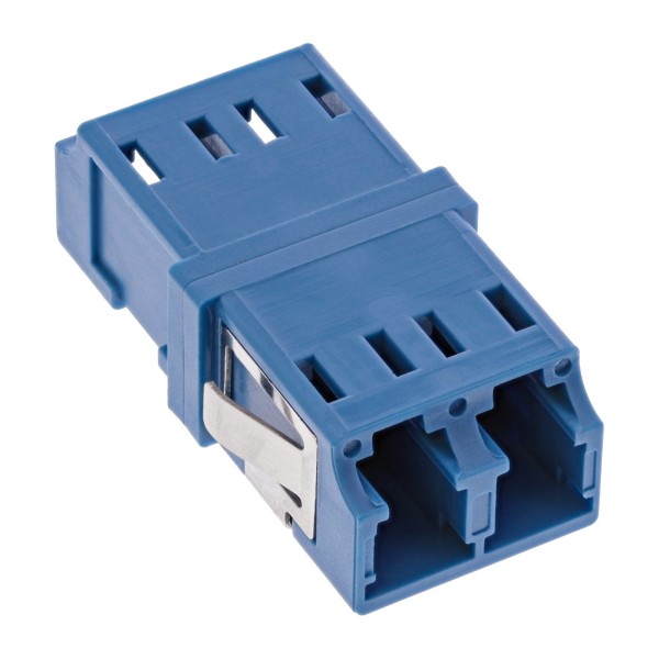 LWL Kupplung, Duplex LC/LC, singlemode, blau, Keramik-Hülse