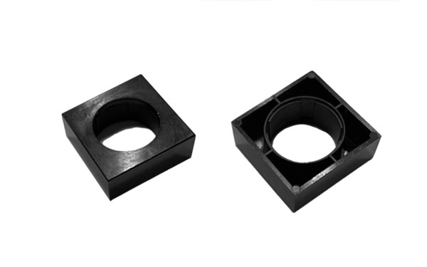 100 Frontrahmen für Schlüssel- und Drehschalter IP65 18x18mm, schwarz