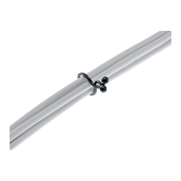Kabelbinder Twist 26-30mm, schwarz, 10 Stück