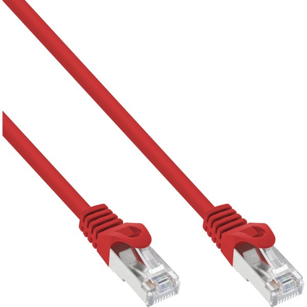 Patchkabel, F/UTP, Cat.5e, rot, 0,5m
