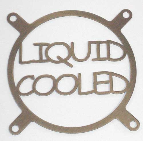 Lüftergitter Laser Cut Liquid Cooled 92x92mm