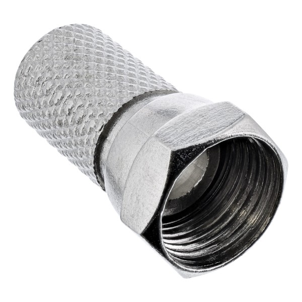 F-Stecker, für Koaxialkabel mit Aussenmantel 7,5mm
