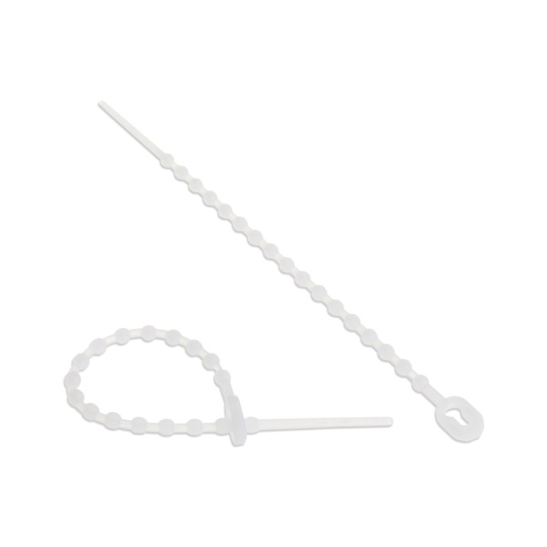 Kabelbinder Kugelbinder natur, Länge 150mm, 100 Stück