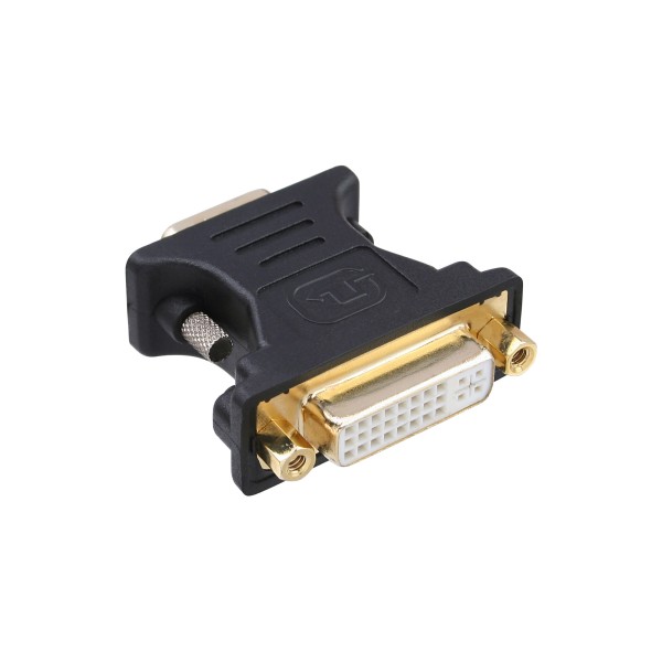 DVI-A Adapter, Analog 24+5 Buchse auf 15pol HD Stecker (VGA), vergoldet