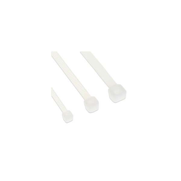 Kabelbinder, Länge 300mm, Breite 3,6mm, natur, 100 Stück