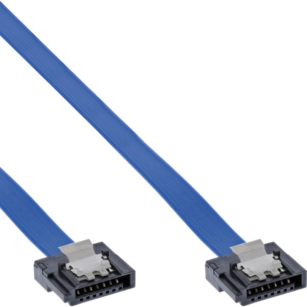 SATA 6Gb/s Anschlusskabel klein, mit Sicherheitslasche, 0,5m