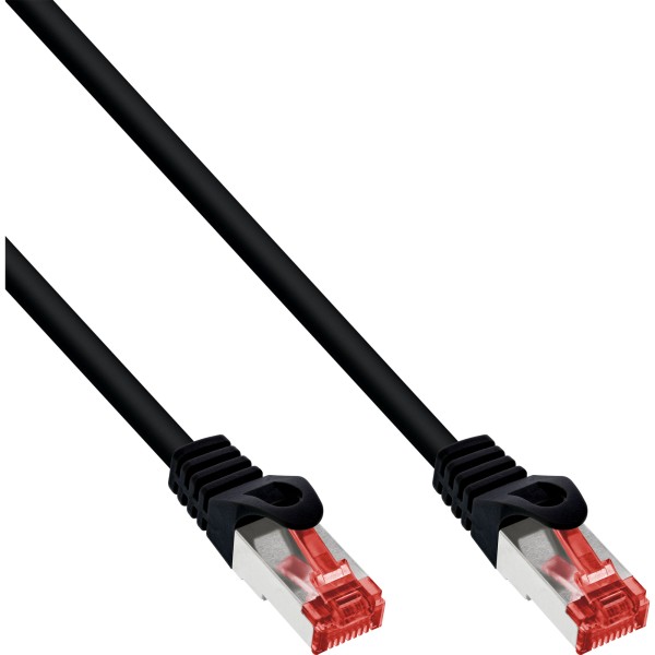 Crossover Patchkabel, S/FTP, Cat.6, schwarz, 2m