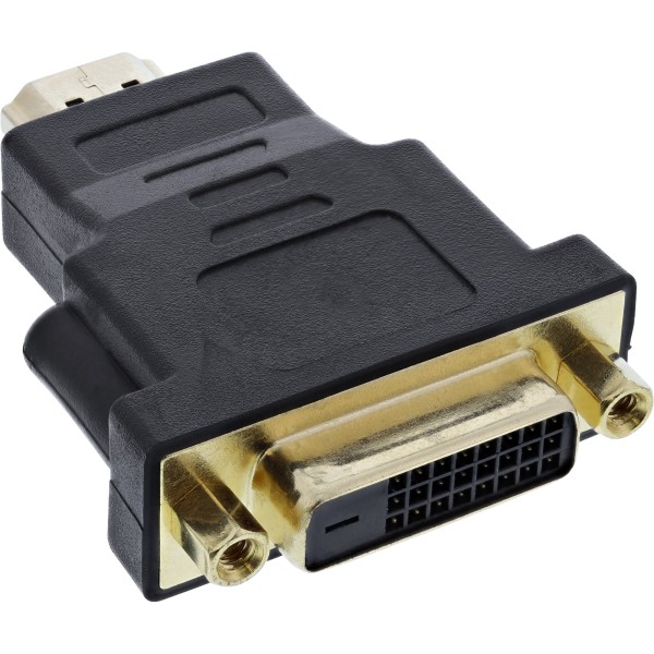 HDMI-DVI Adapter, HDMI Stecker auf DVI Buchse, 4K2K kompatibel, vergoldete Kontakte