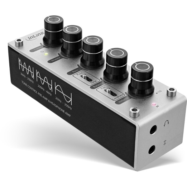 AmpEQ Hi-Res AUDIO Kopfhörer-Verstärker und Equalizer, 3,5mm Klinke, USB powered