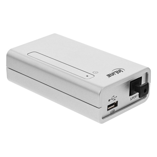 HiFi Audio zu USB Konverter, Cinch und Toslink Audioeingang, 192kHz/24-Bit