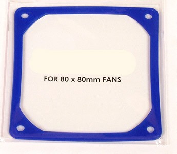 Frameslics 80mm für 80x80mm Fans VIBRATION ABSORBER FOR 80mm FANS